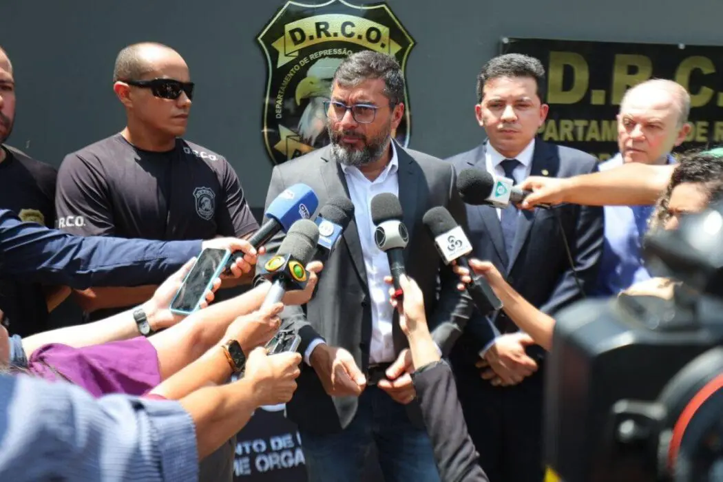 Durante apresentação da maior apreensão de cocaína da história do Amazonas, Wilson Lima destaca investimentos em Segurança Pública