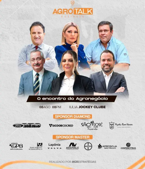 Evento no Jockey Clube promove palestras sobre agronegócio