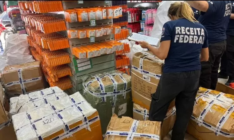 Receita Federal apreende R$ 300 mil em eletrônicos no Centro do Rio