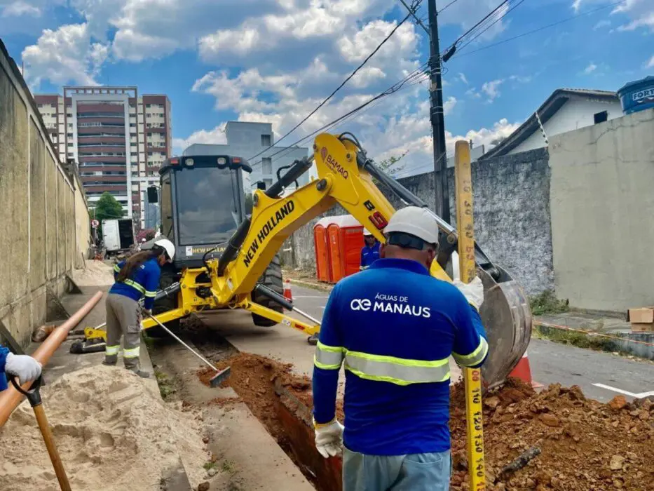 Zona Centro-Sul de Manaus: Implantação de rede de esgoto segue com novas frentes de obra