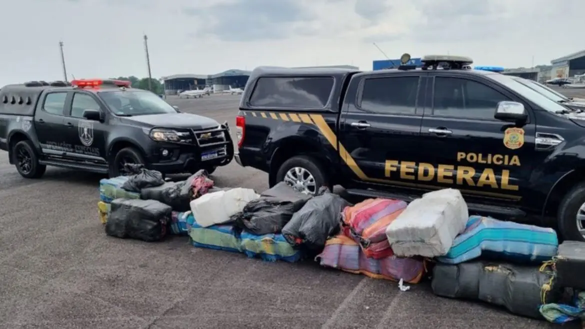 PF apreende quase duas toneladas de drogas no interior do Amazonas