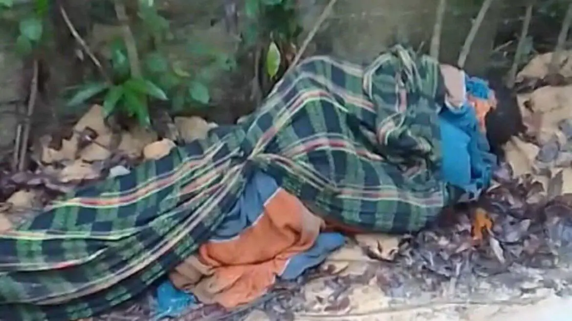 Corpo enrolado em rede é encontrado jogado em ramal