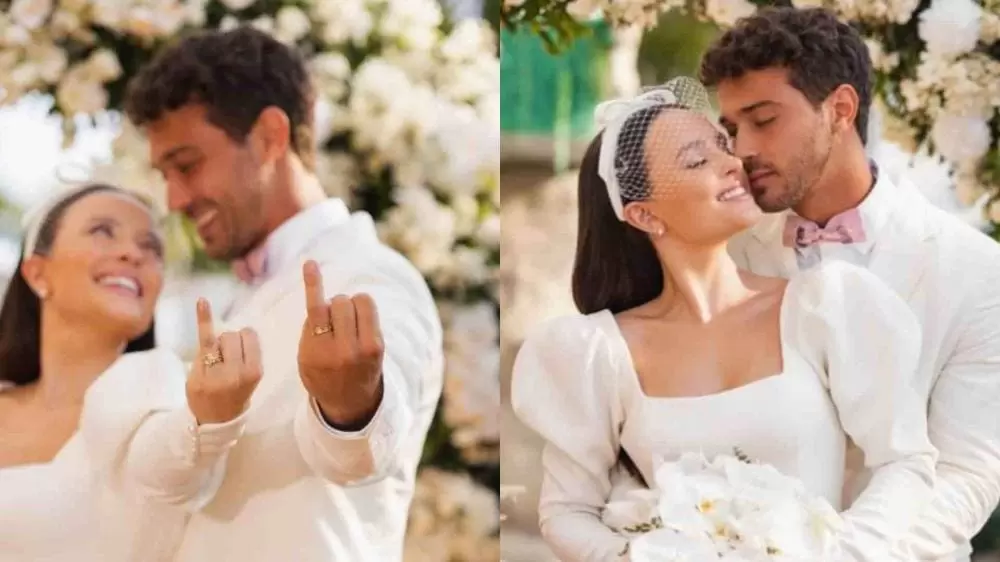 Larissa Manoela se casa 'em segredo' com André Luiz Frambach