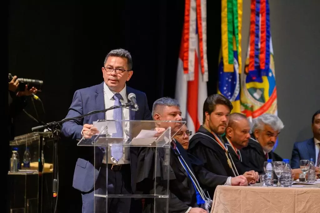 Em cerimônia do TCE, Tadeu de Souza defende 'explosão' de investimentos estrangeiros para consolidar bioeconomia amazônica