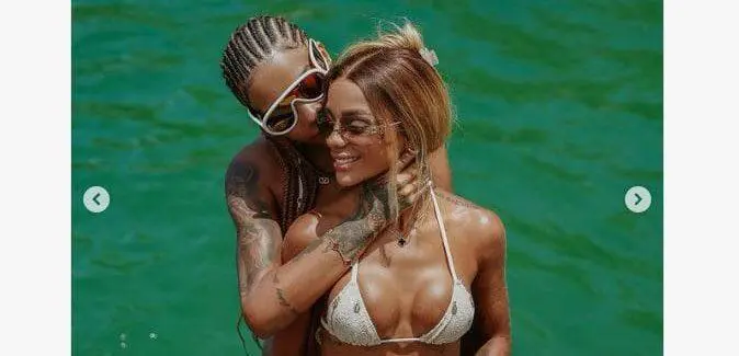Ludmilla e Brunna Gonçalves agitam as redes com fotos sensuais em Angra dos Reis