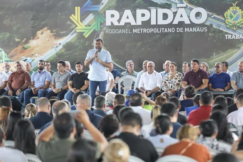 Wilson Lima inaugura Trevo do Rapidão Rodoanel na zona leste e destaca avanço da maior obra de mobilidade urbana integrada do Amazonas
