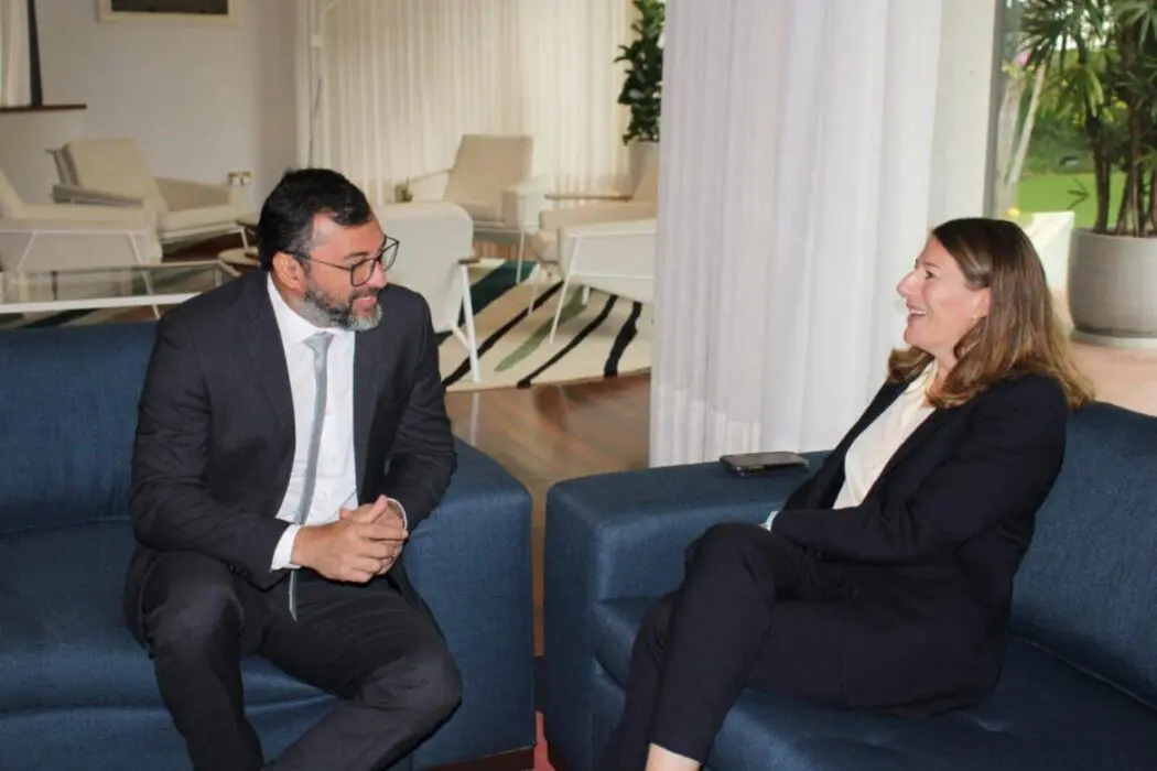 Wilson Lima apresenta projetos sustentáveis à embaixadora britânica e destaca importância da atuação do Reino Unido na Amazônia