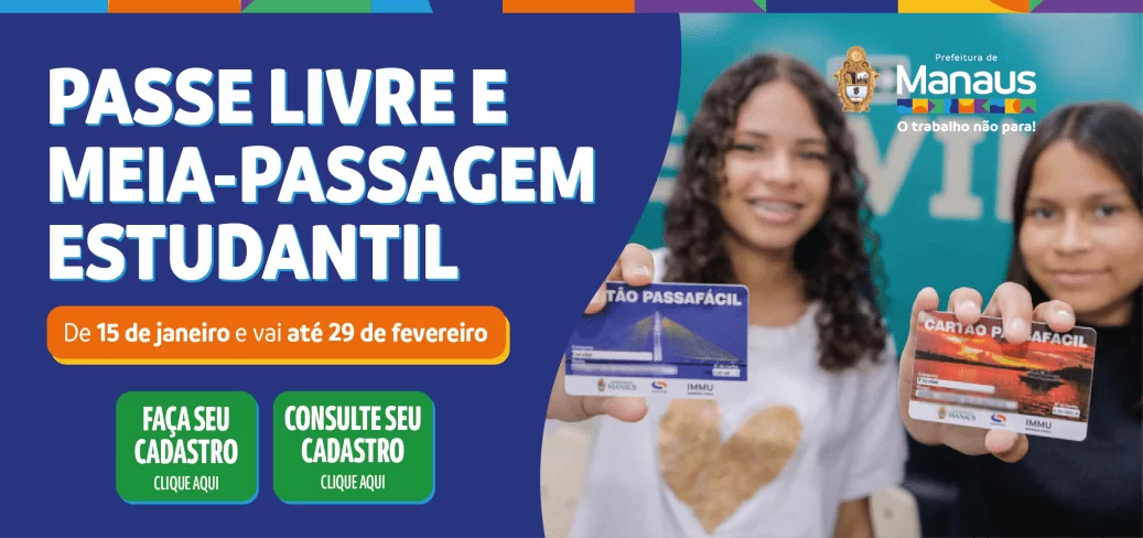 Meia-Passagem e Cartão Passa Fácil: atenção para o prazo de cadastro e recadastro 