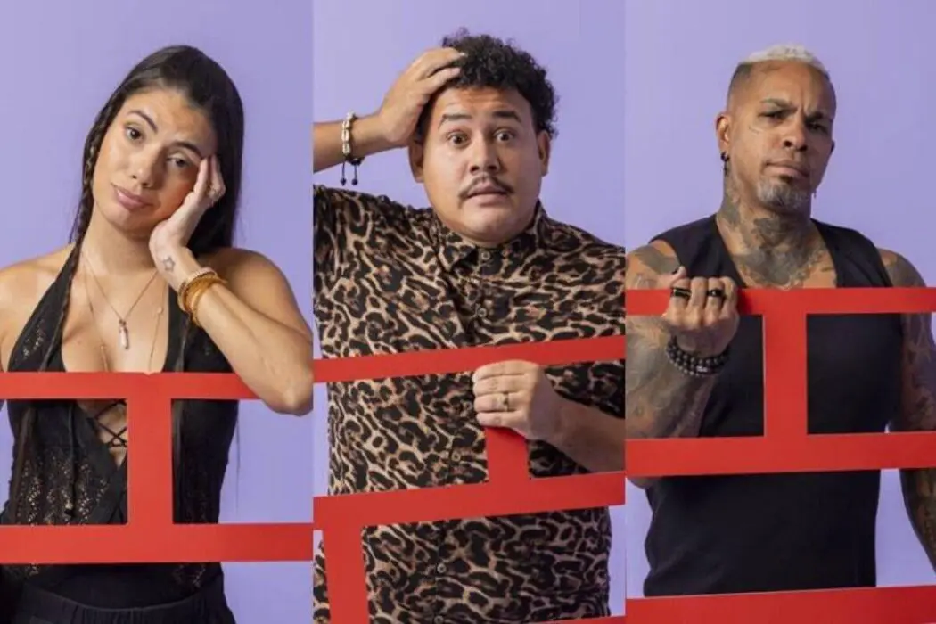 'BBB 24': Fernanda, Lucas e Rodriguinho estão no paredão