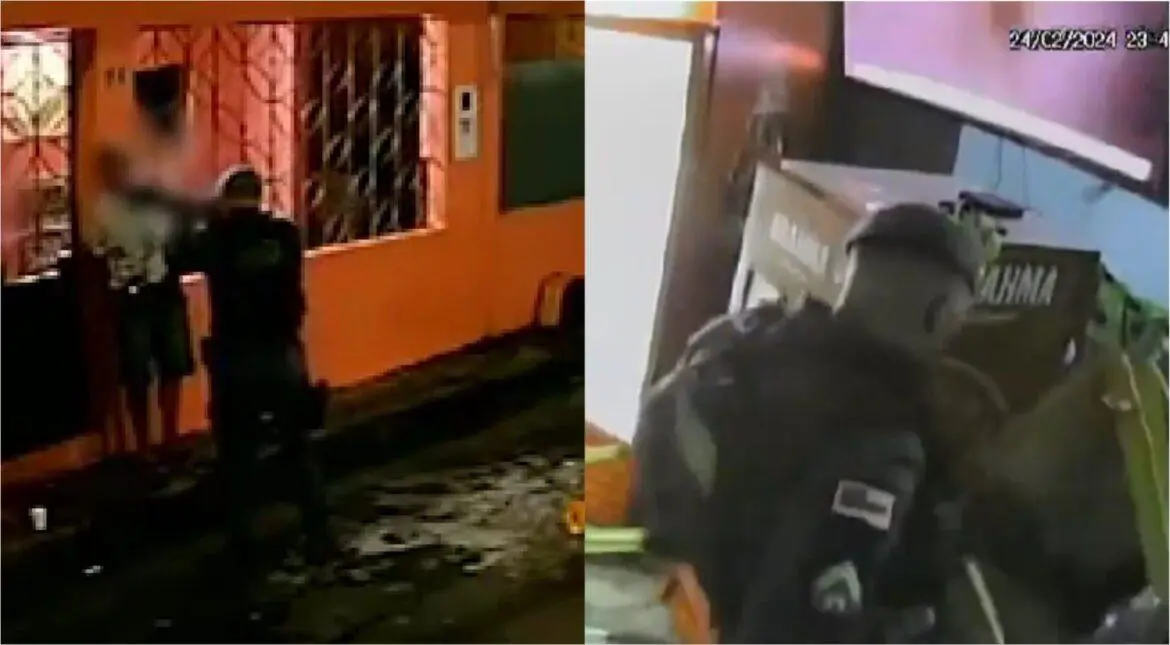 Vídeo: câmeras gravam PM agredindo e ameaçando moradores durante abordagem, em Manaus