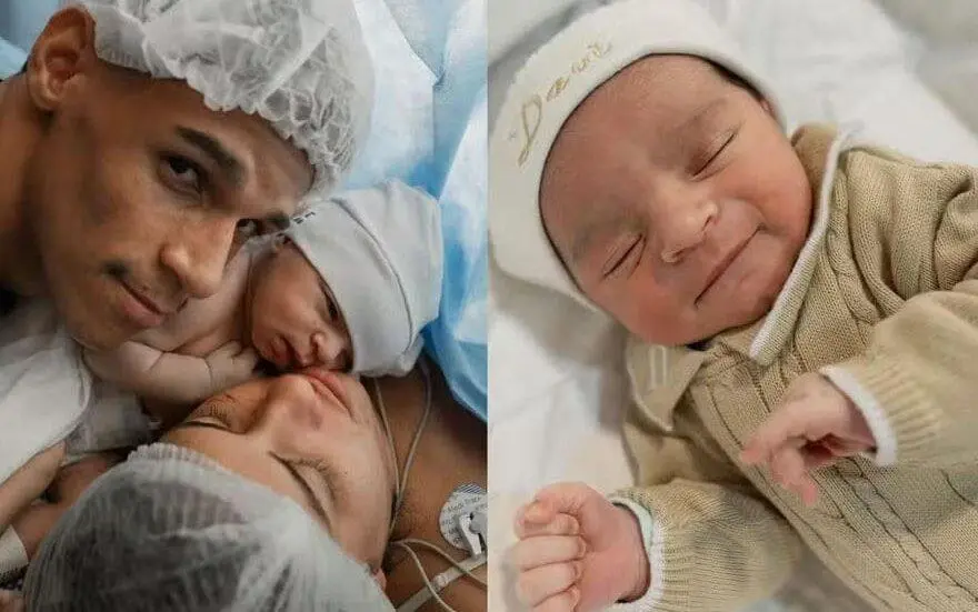 Nasce o primeiro filho de Luva de Pedreiro e Távila Gomes
