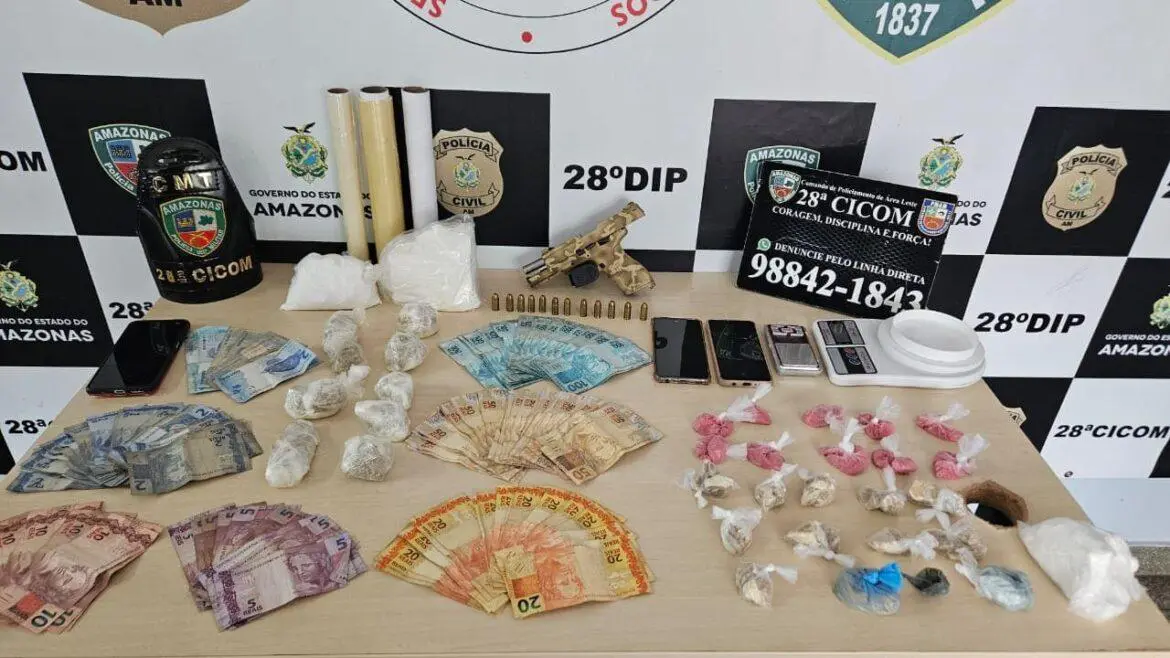 Operação Lei e Ordem: Polícias prendem cinco membros de grupo criminoso no bairro Colônia Antônio Aleixo