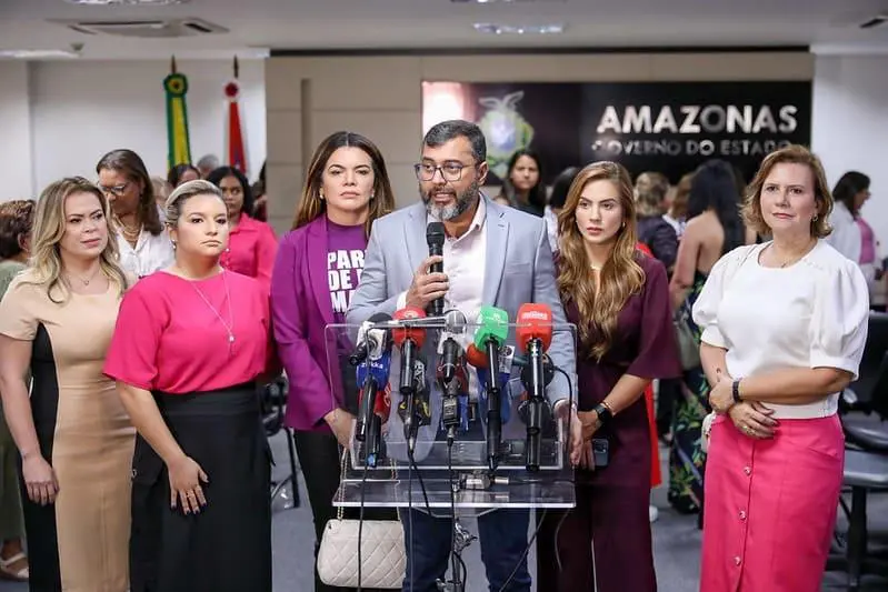 8 de março: Wilson Lima assina ordem de serviço para início das obras da Casa da Mulher Brasileira