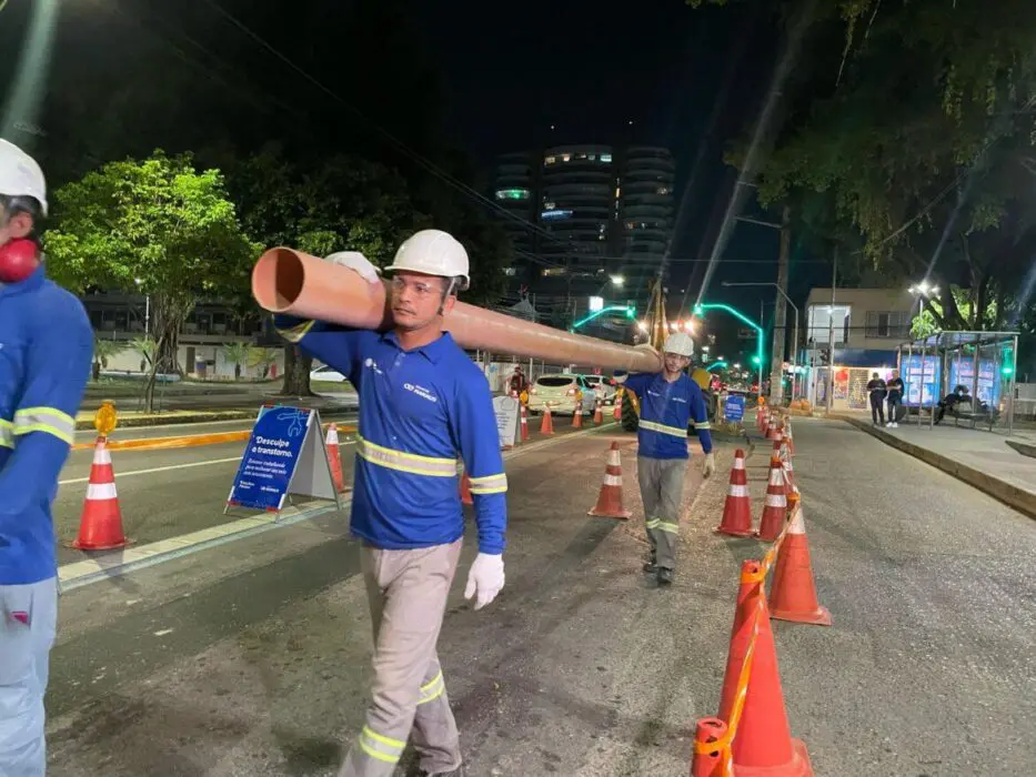 Avenida Constantino Nery começa a receber implantação de rede coletora de esgoto na próxima segunda (18)
