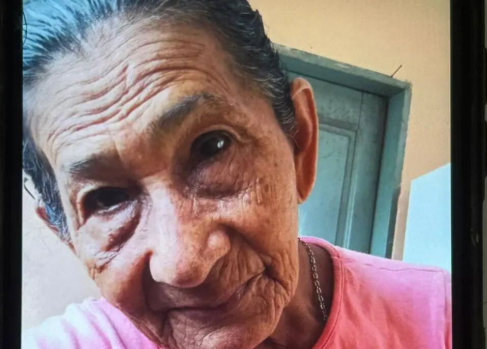 Idosa está desaparecida no bairro da Paz