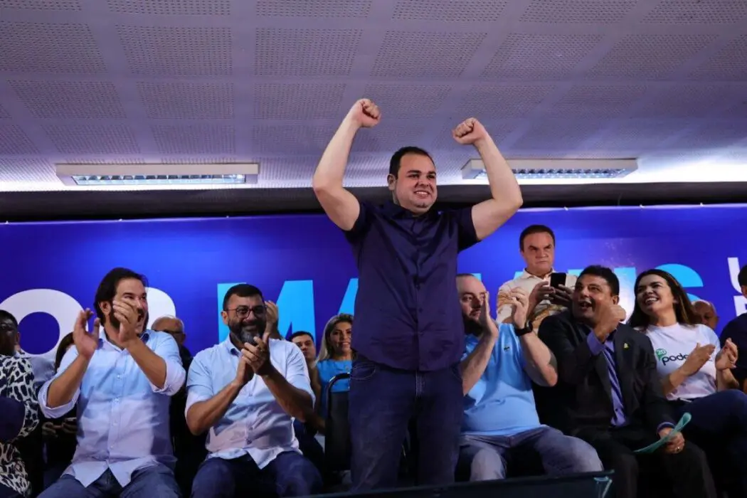 Roberto Cidade lança pré-candidatura à Prefeitura de Manaus, ao lado dos presidentes nacional e estadual do União Brasil