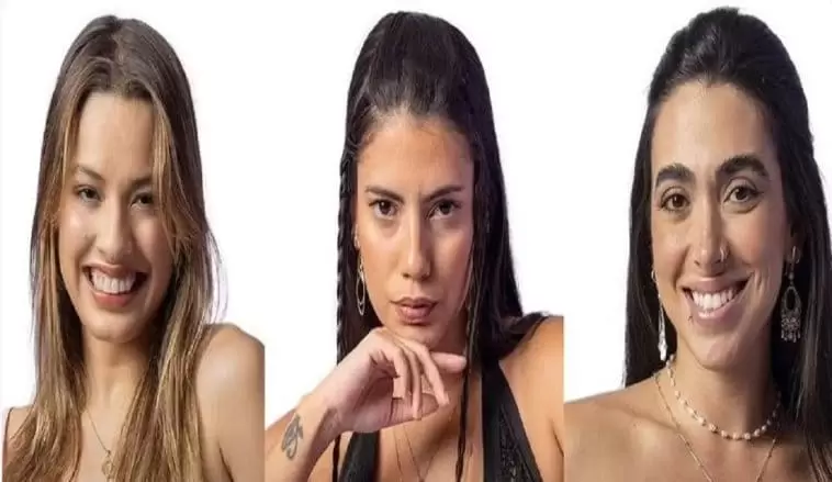BBB 24: Fernanda, Giovanna e Beatriz estão no paredão
