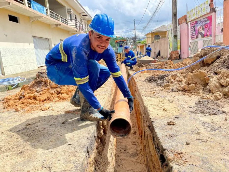 Sistema de esgotamento sanitário chega na Comunidade Vale do Sinai zona Norte de Manaus