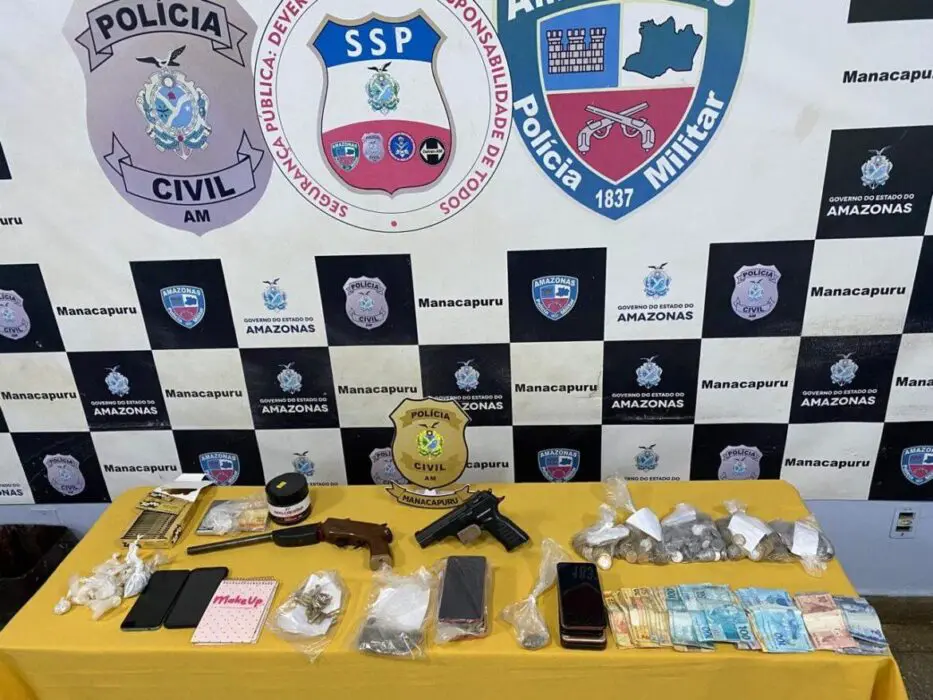 Polícia Civil deflagra Operação Silêncio do Inocentes e prende três indivíduos envolvidos em crimes distintos em Manacapuru