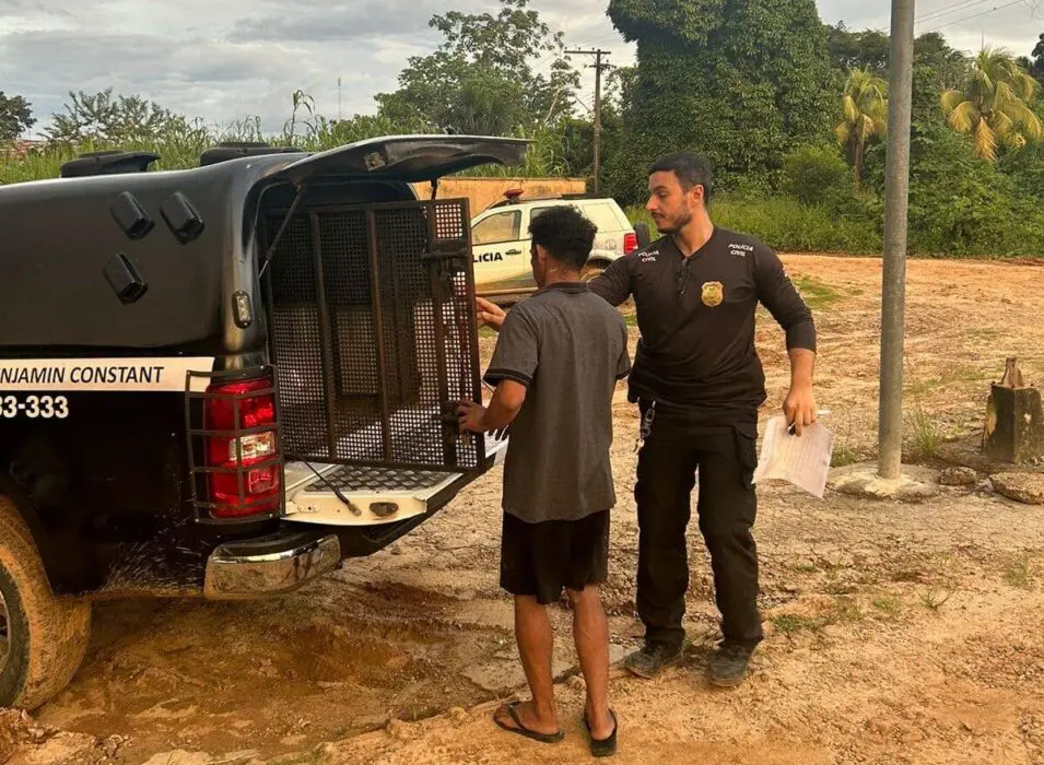 Polícia prende homem por abusar sexualmente de criança de 10 anos, em Benjamin Cosntant