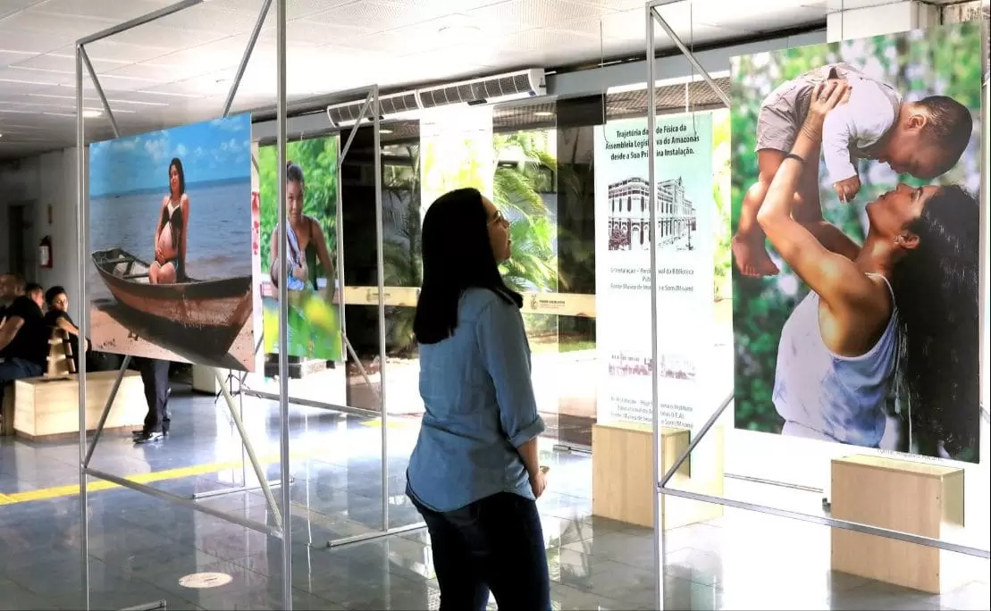 Aleam: Exposição retrata maternidade pelo olhar dos fotógrafos do Parlamento estadual