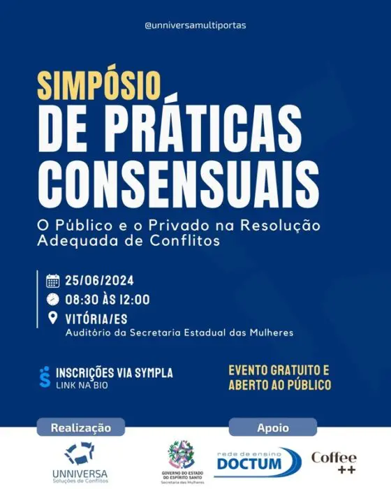 Simpósio gratuito discute práticas de resolução de conflitos