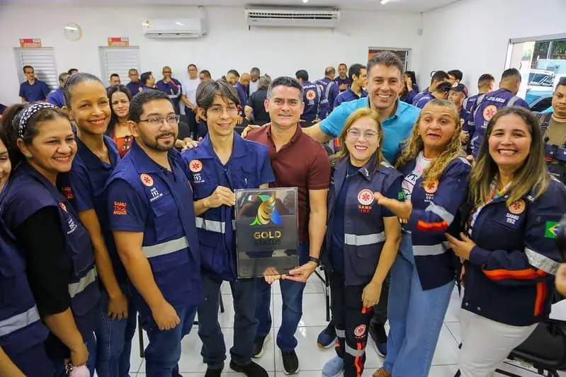 Samu Manaus recebe placa de selo internacional de excelência em socorro a pacientes com AVC