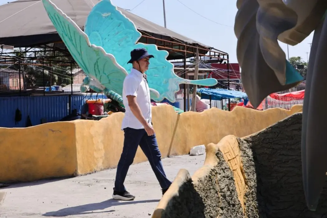 Prefeito David Almeida inspeciona segunda etapa do parque Gigantes da Floresta e construção de nova unidade de saúde no São José