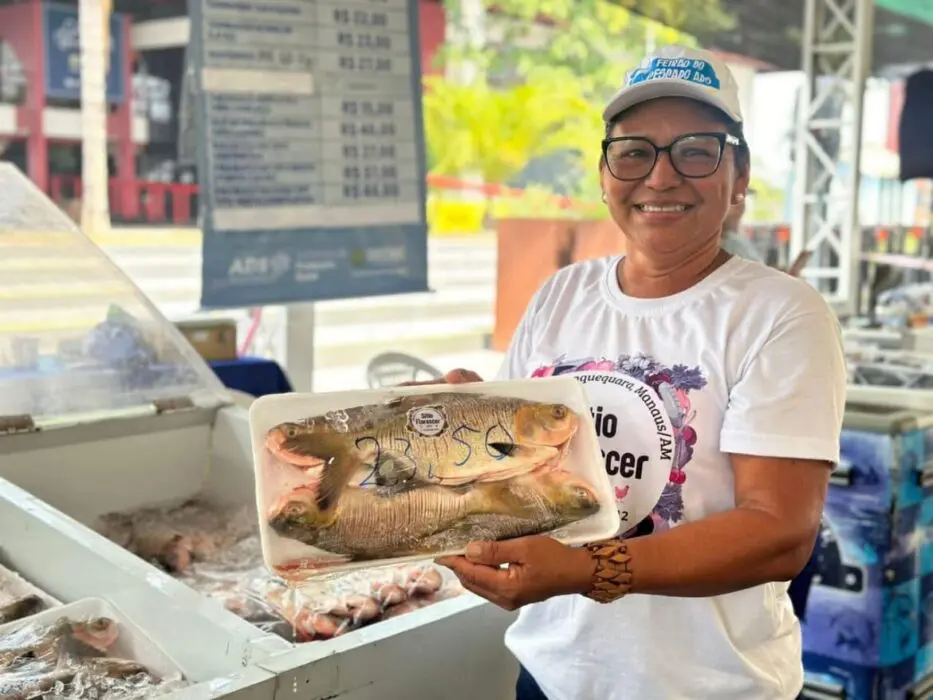 Feirão do Pescado: ADS registra vendas acima de uma tonelada de peixes na sexta-feira