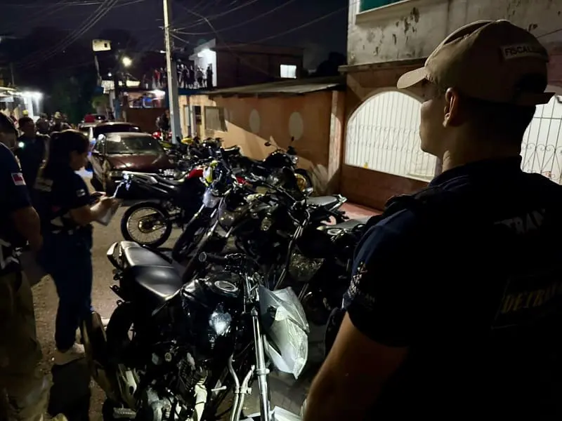 Operação Rolezinho: Detran-AM e Forças de Segurança removem veículos envolvidos em desordem na cidade