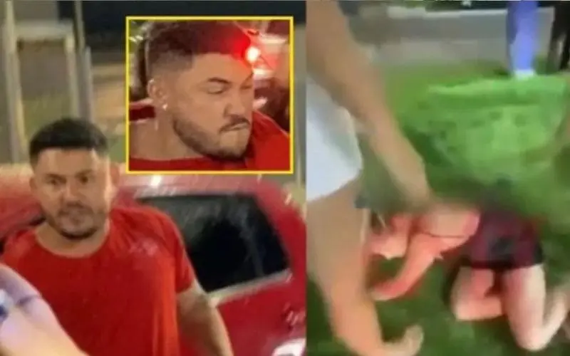 Homem é flagrado agr3dindo mulher após acidente de trânsito em Manaus