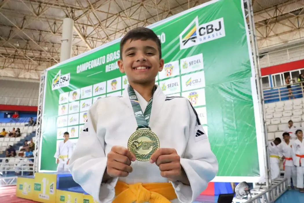 Mateus Pessoa, do Amazonas, é ouro no Campeonato Brasileiro Regional de Judô 2025