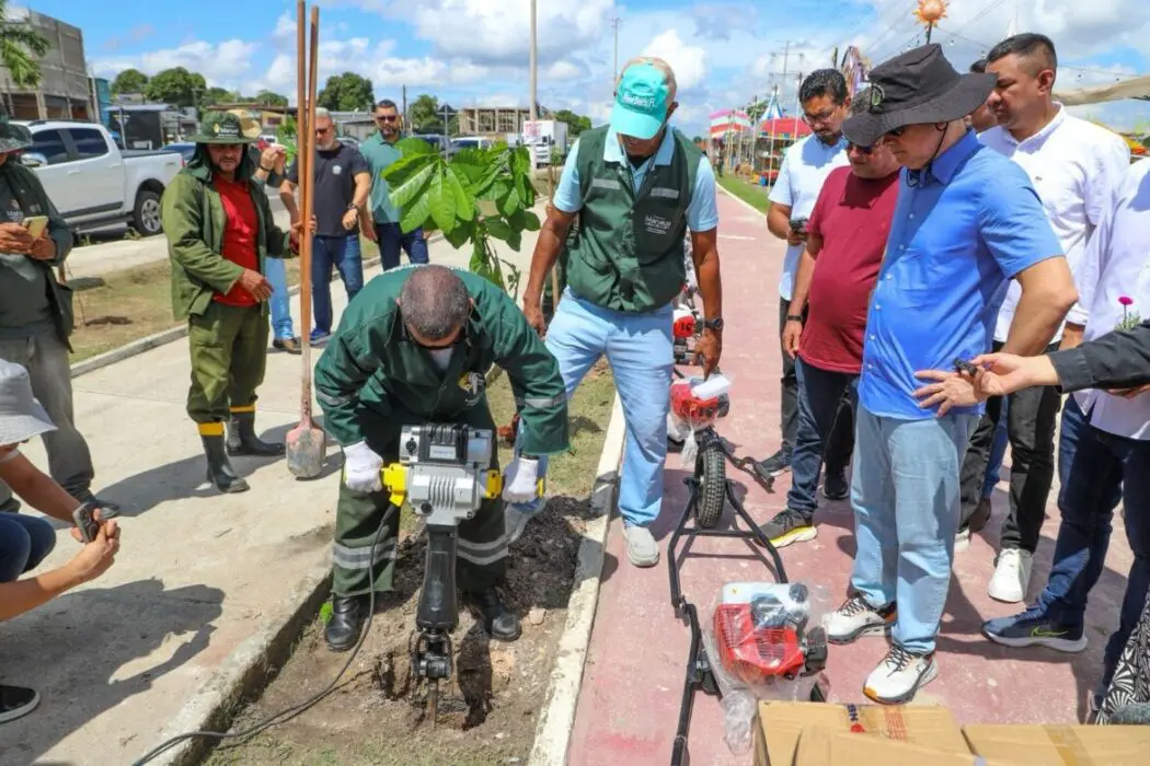 Com o plantio de mais 500 mudas no Gigantes da Floresta, prefeito David Almeida anuncia a modernização da arborização urbana em Manaus