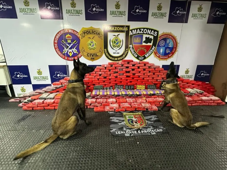 Base Arpão 3: PMAM prende seis pessoas transportando mais de 500 kg de drogas em balsas