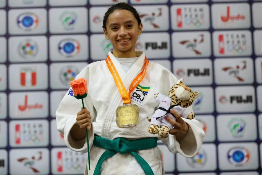 Amazonense Ana Paula Sena é ouro no Pan-Americano Cadete de Judô 2025, em Lima (Peru)