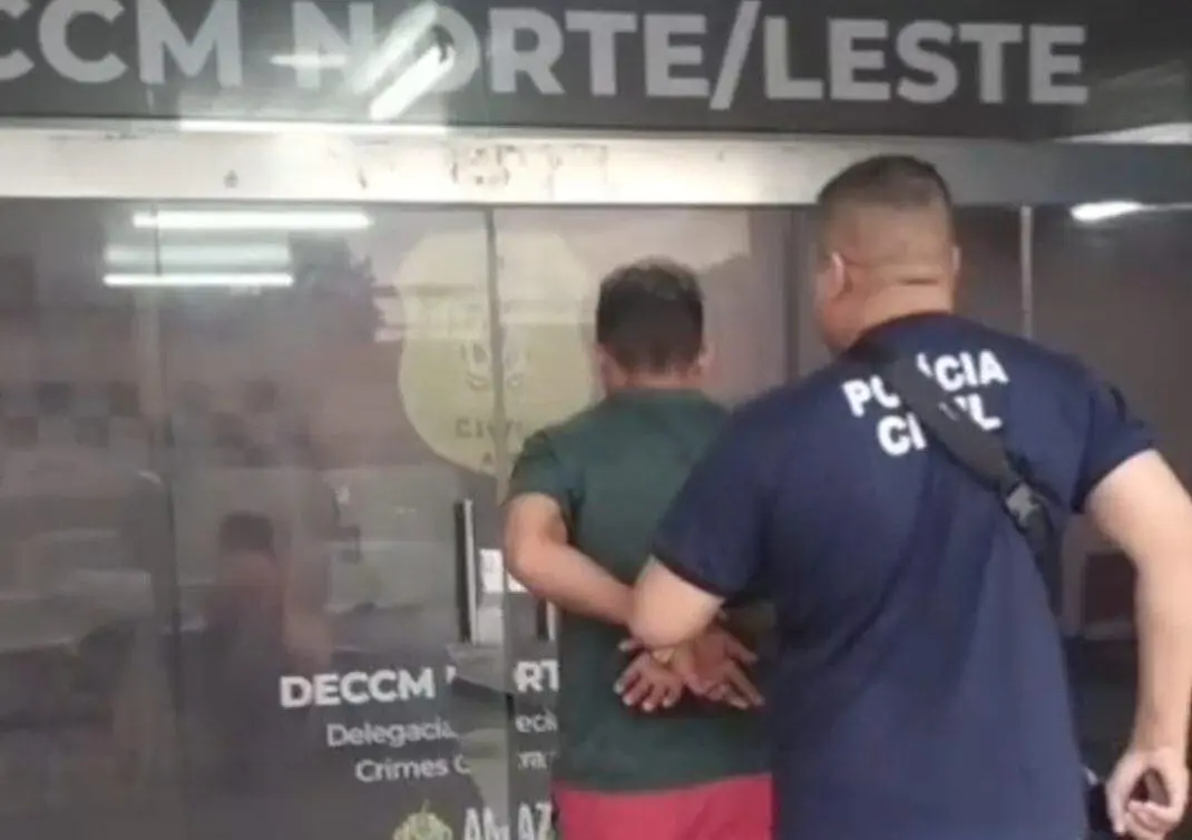 Homem é pr3so em flagrante por lesão corpor@l contra ex-companheira, no bairro Cidade Nova