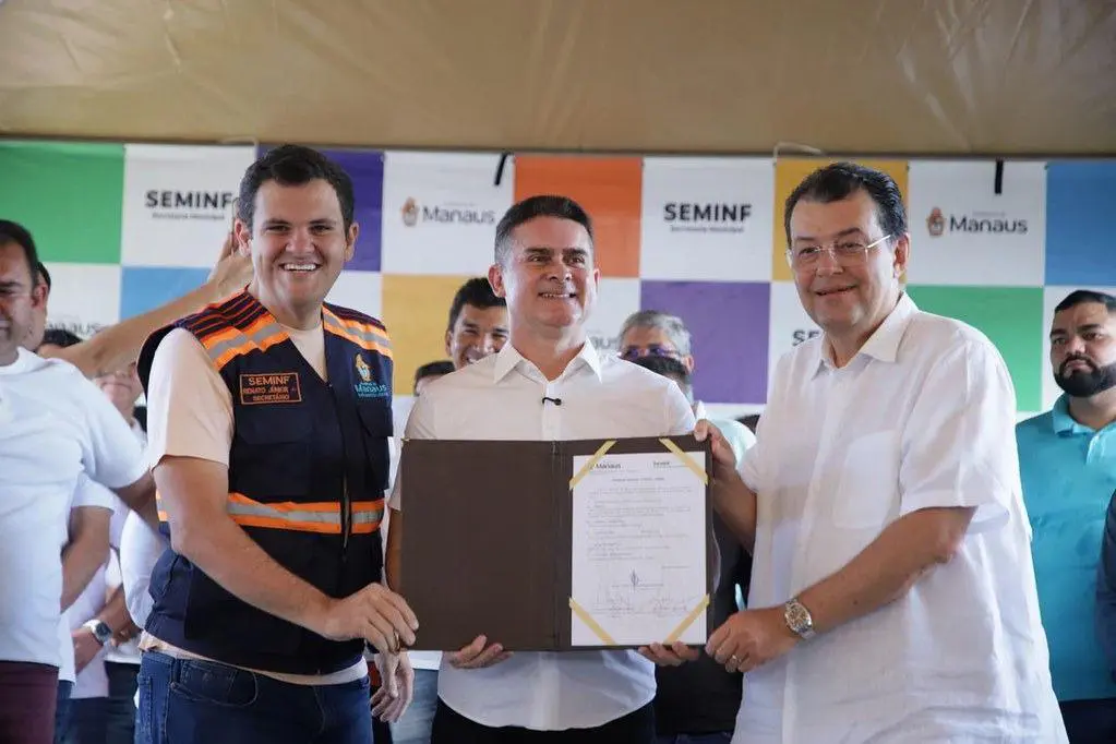 Prefeito David Almeida autoriza obra que fortalece interligação do anel viário Sul e amplia mobilidade na zona Oeste