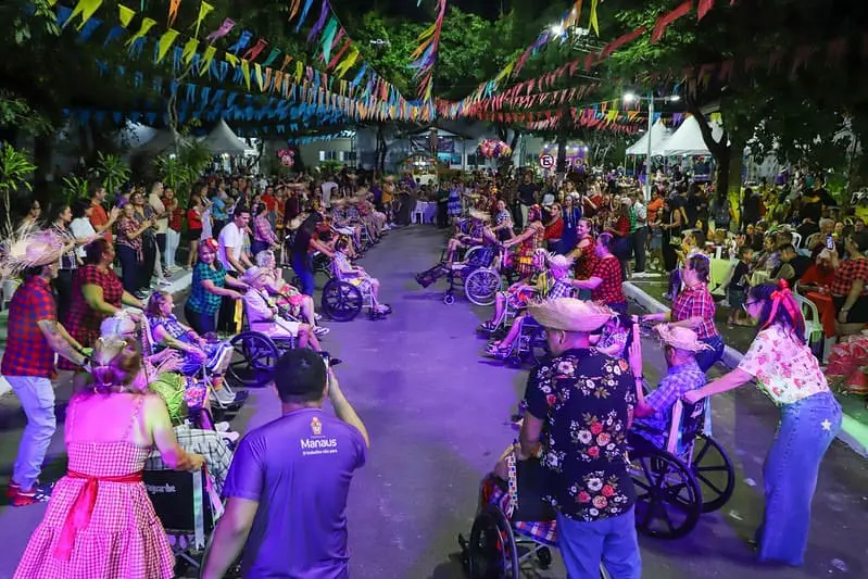 Prefeitura realiza festa junina ‘Respeito Não Tem Idade’ em alusão ao ‘Junho Violeta’