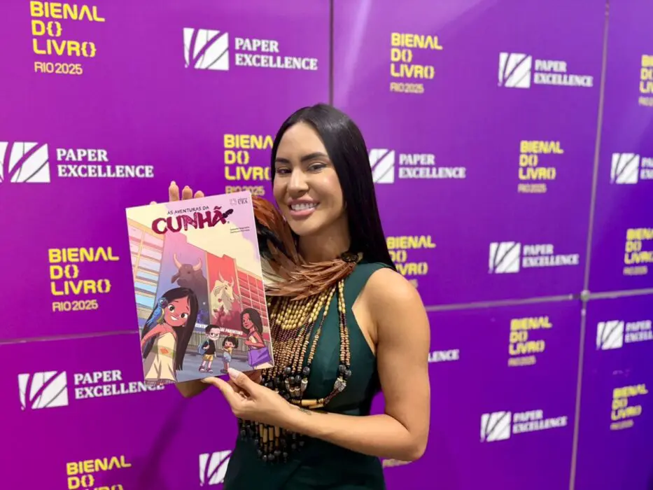 Isabelle Nogueira esgota livro infantil sobre a Amazônia em menos de 1 hora na Bienal do Rio 2025