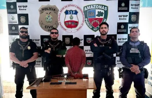 Homem é pr3so por manter a companheira em cárcere privado no interior do AM
