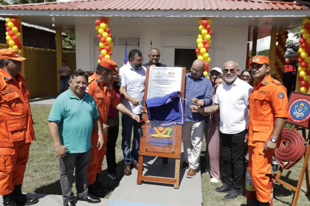 Governador Wilson Lima inaugura novo grupamento dos Bombeiros em Manaquiri e reforça cobertura na região da BR-319