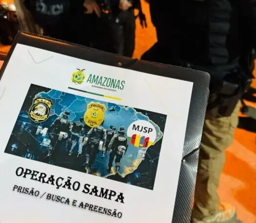 Operação Sampa mira organização criminosa responsável pelo transporte de drogas do Amazonas para São Paulo
