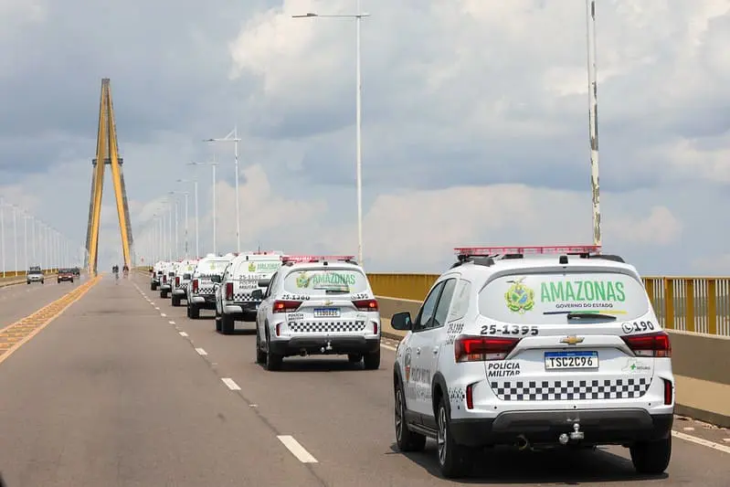 Governo do Amazonas inicia envio de 60 viaturas para reforçar segurança no interior do estado