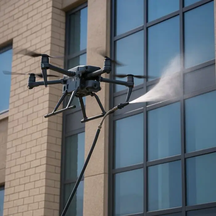 Tecnologia com drones impulsiona o mercado de limpeza