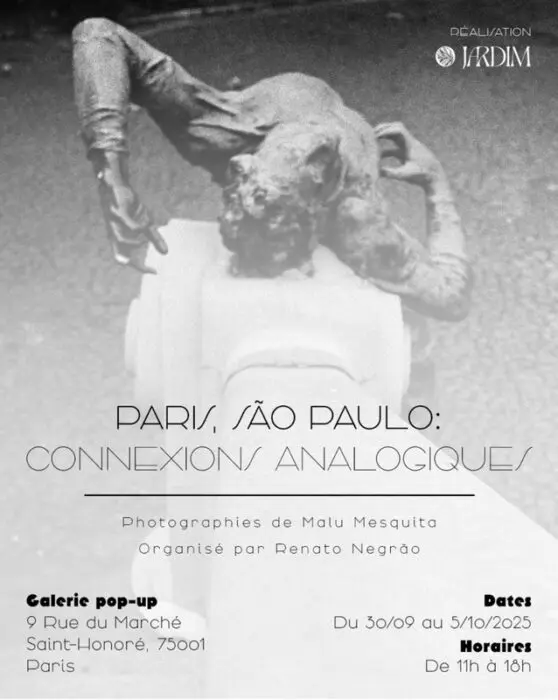 Malu Mesquita expõe “Paris, São Paulo: conexões analógicas”