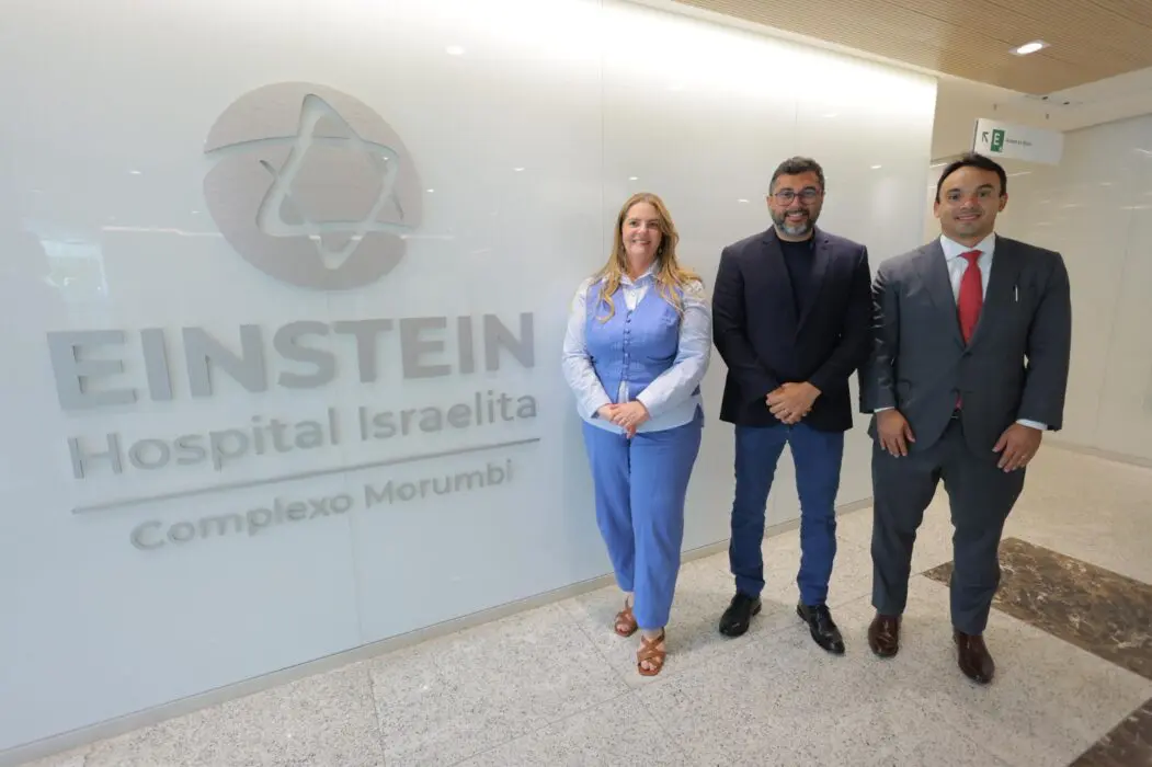 Governador Wilson Lima apresenta avanços da saúde do Amazonas em reunião no Einstein Hospital Israelita