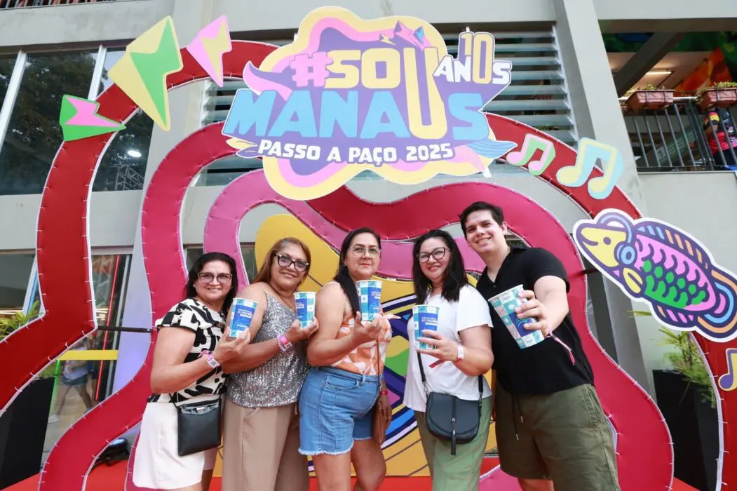 Centro histórico se transforma em palco de arte e cultura amazônica no ‘#SouManaus 2025’