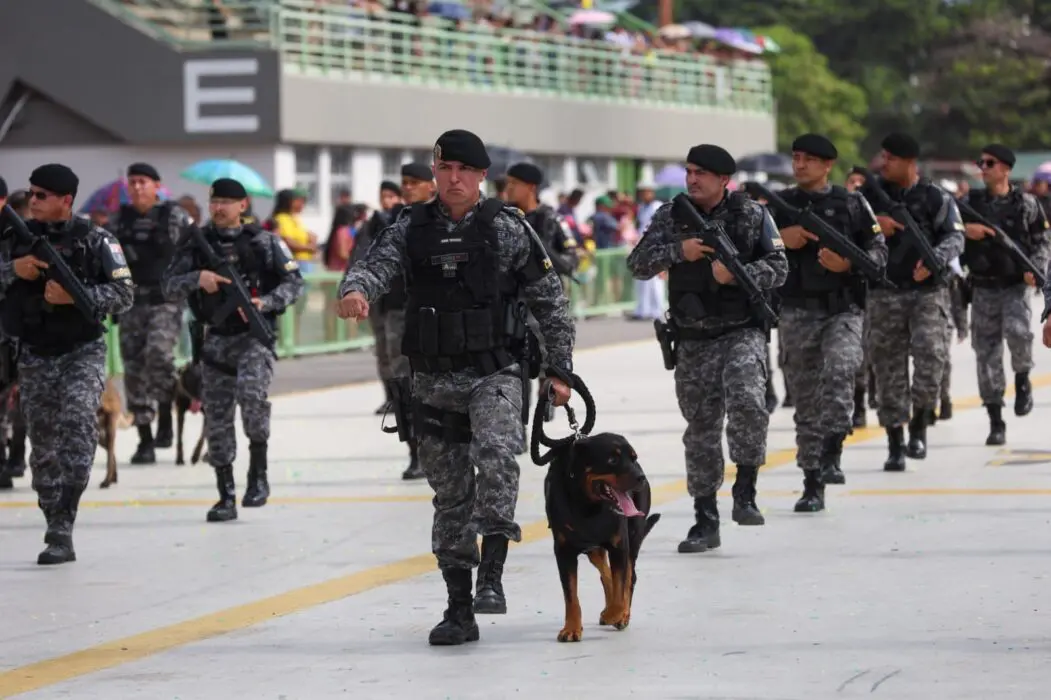 Forças de Segurança participam do Desfile Cívico-Militar de 7 de Setembro