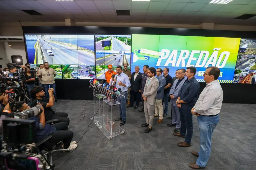Governador Wilson Lima apresenta resultados da ampliação do Sistema Paredão, com novas tecnologias de reconhecimento facial e de placas