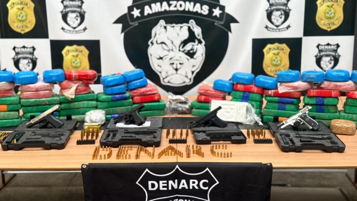 Polícia desarticula centro de guarda e distribuição de drogas e causa prejuízo de R$ 10,4 milhões ao narcotráfico